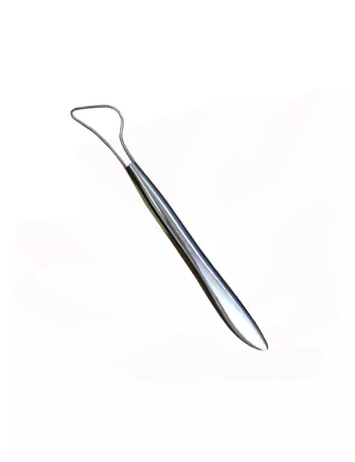 MIRETTE-EBAUCHOIR INOX FIL ROND 245 MM AVEC DENTS