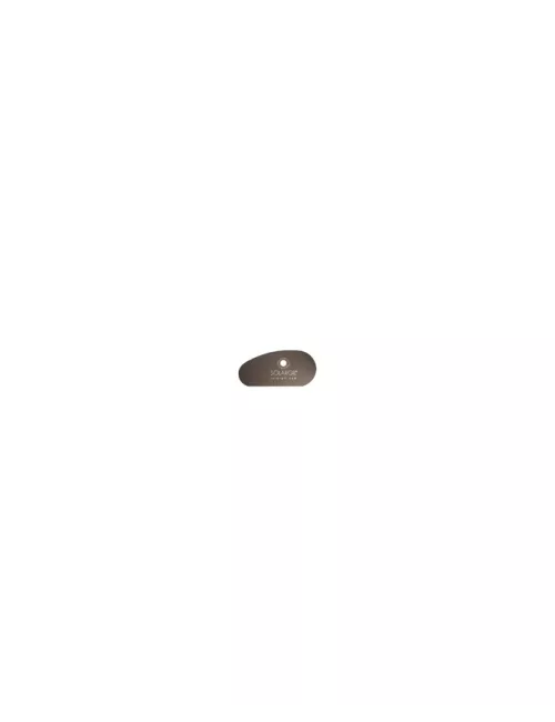 ESTEQUE INOX DEMI-OVALE SOUPLE 71 x 39 MM