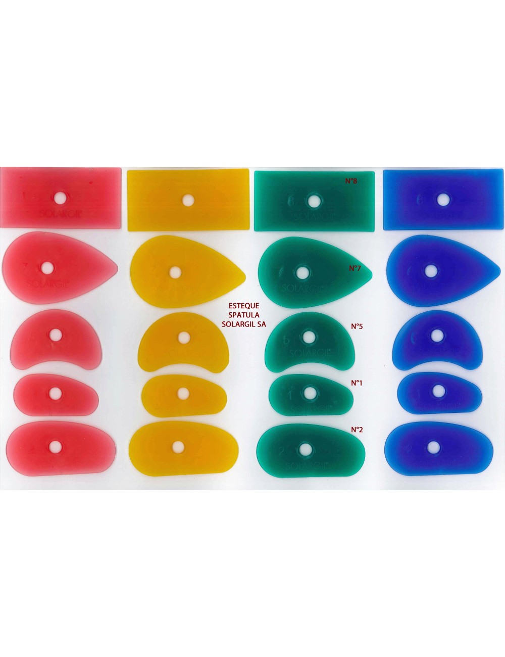 SPATULA RECTANGULAIRE 100*49 MM SPA8