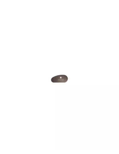 Estèque inox demi-ovale rigide EST301R 70 x 35 mm pour tournage argile