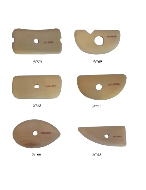 ESTEQUE BOIS DEMI OVALE