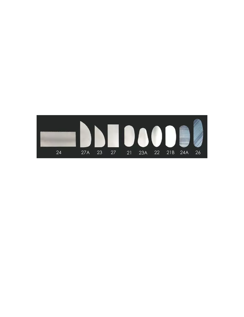 ESTEQUE METAL RECTANGULAIRE SOUPLE