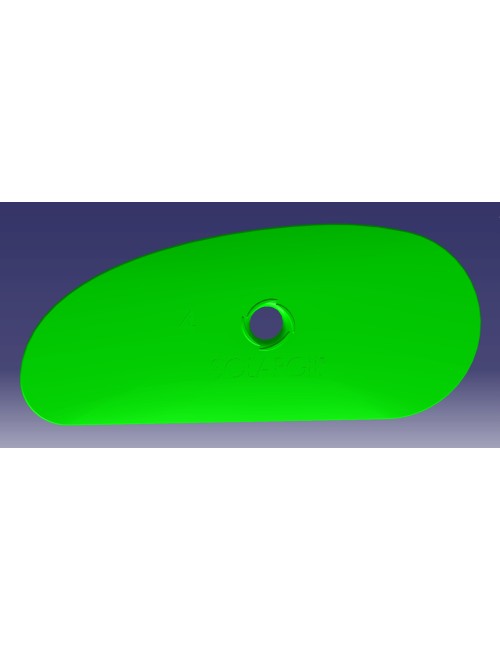 SPATULA DEMI-OVALE 140*60 MM SPA4