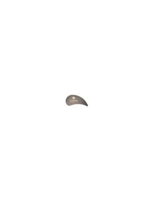 ESTEQUE INOX CRANTEE GOUTTE D EAU SOUPLE 71 x 39 MM
