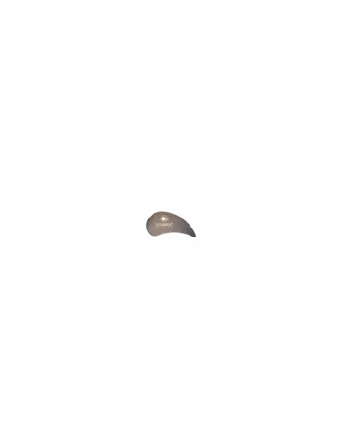 Estèque inox crantée goutte d'eau rigide EST312R 71 x 39 mm