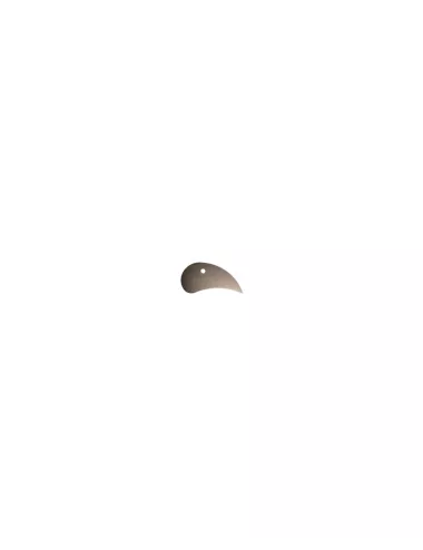 Estèque inox goutte d'eau rigide EST311R 69 x 36 mm fabrication française