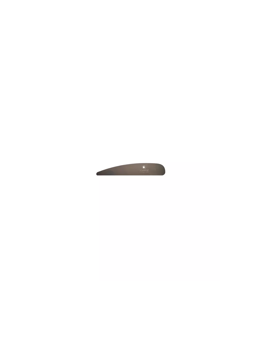 ESTEQUE INOX DEMI-LUNE RIGIDE 190 x 35 MM