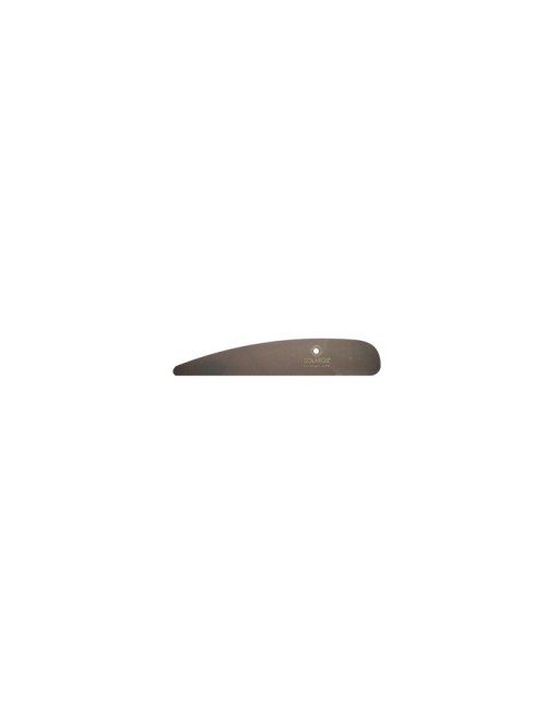 ESTEQUE INOX DEMI-LUNE RIGIDE 190 x 35 MM