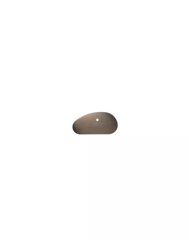 Estèque inox demi-ovale crantée rigide EST304R 102 x 53 mm fabrication française