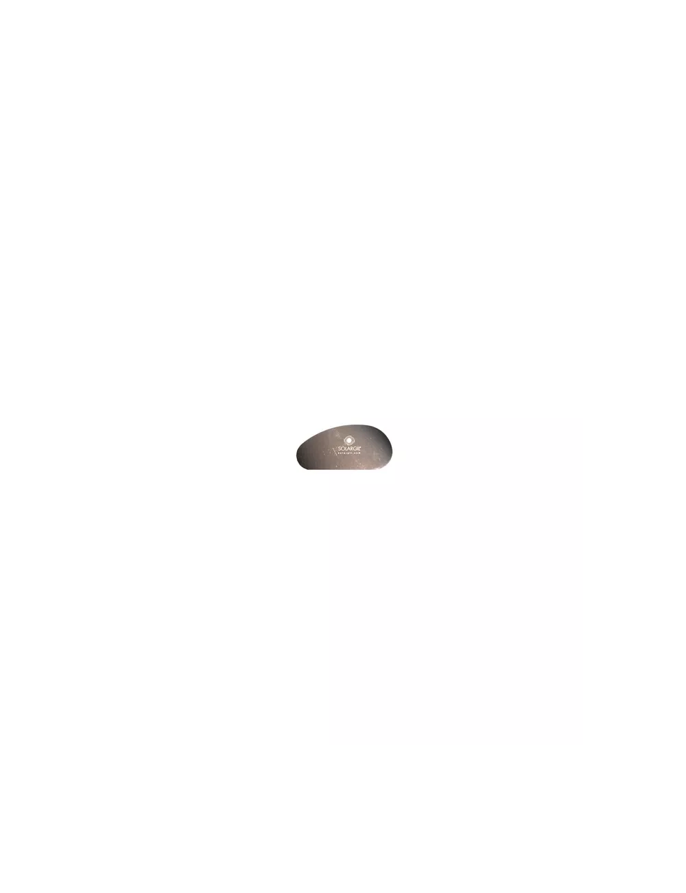 ESTEQUE INOX DEMI-OVALE RIGIDE 100 x 51 MM