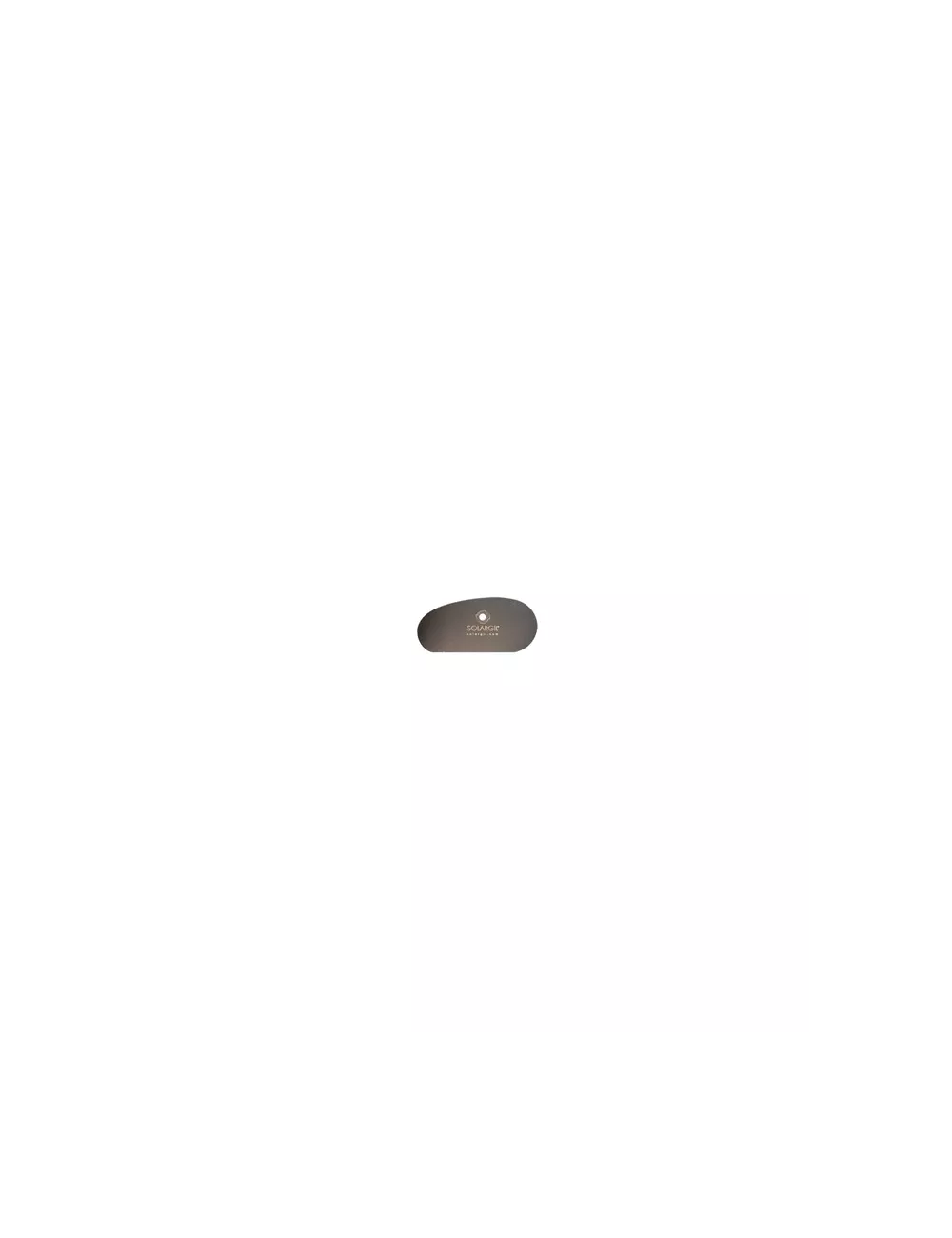 ESTEQUE INOX DEMI-OVALE SOUPLE 90 x 45 MM