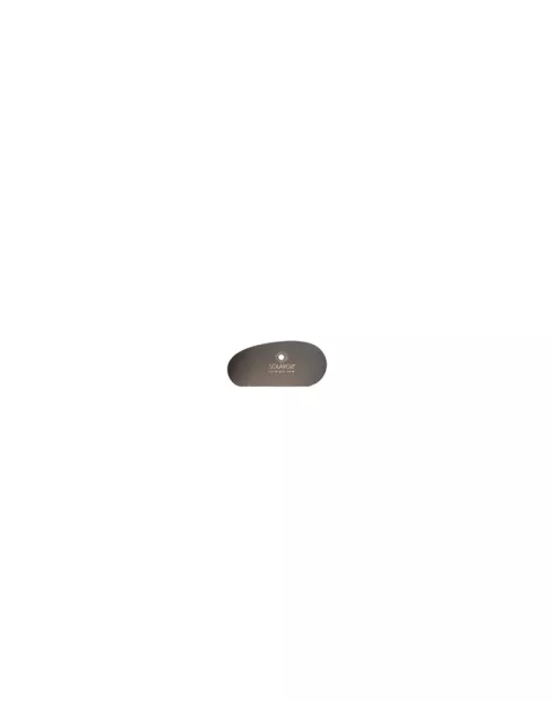 ESTEQUE INOX DEMI-OVALE SOUPLE 90 x 45 MM
