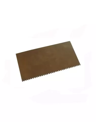 ESTEQUE METAL RECTANGULAIRE DENTELEE RIGIDE