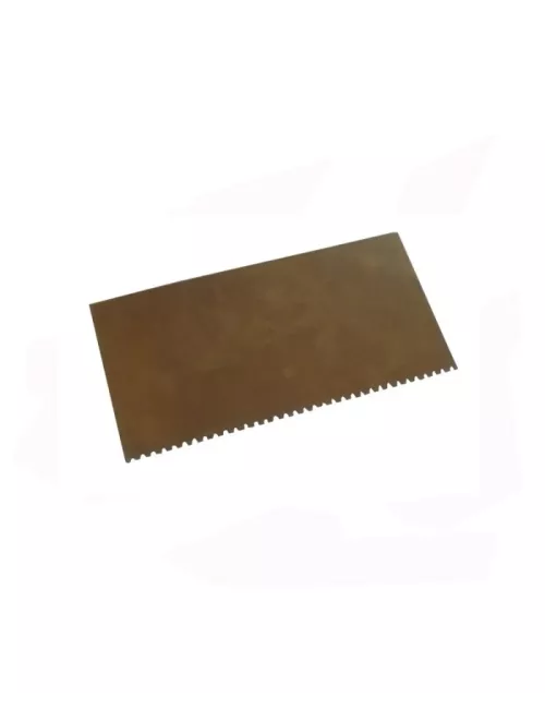 ESTEQUE METAL RECTANGULAIRE DENTELEE RIGIDE