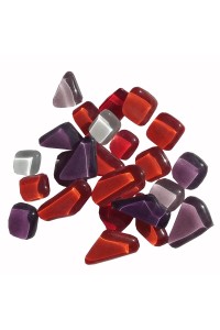 MOSAIQUE BACCARA GALET PANACHE AMETHYSTE