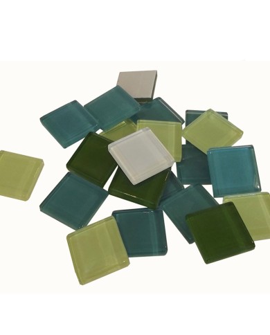 MOSAIQUE BACCARA 20X20mm PANACHE JADE