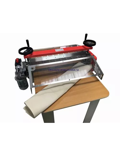CROUTEUSE ELECTRIQUE DOUBLE ROULEAUX MONTEE SUR TABLE SR-30E
