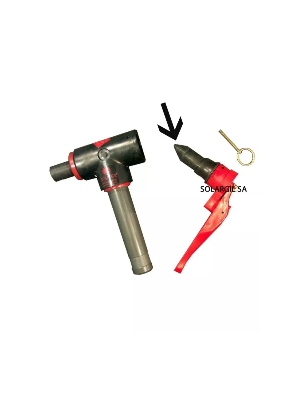 SOUPAPE CAOUTCHOUC PISTOLET COULAGE