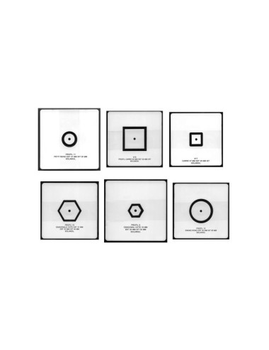 6 PROFILS CREUX EN TEFLON ET 1 PORTE PROFIL EN INOX