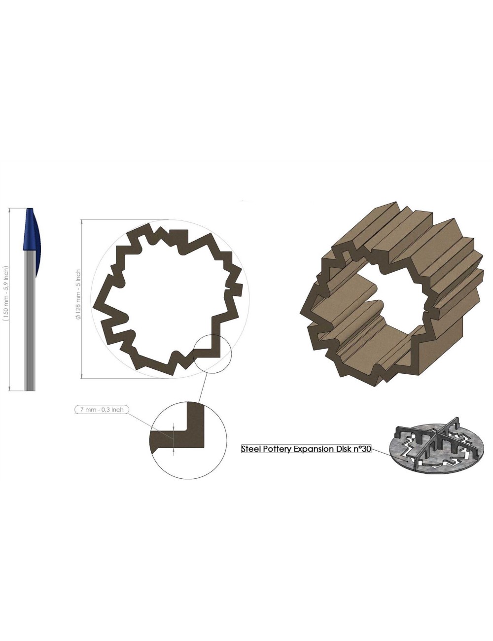 PROFIL EXPANSION CREUX 30 SP95