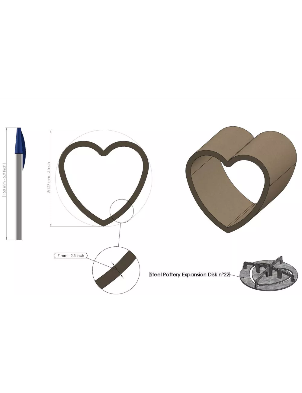 PROFIL EXPANSION CREUX 22 SP95