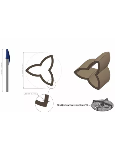 PROFIL EXPANSION CREUX 20 SP95