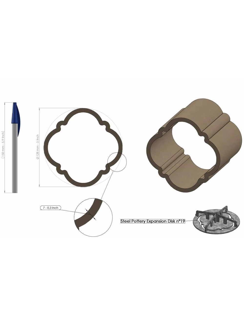 PROFIL EXPANSION CREUX 19 SP95