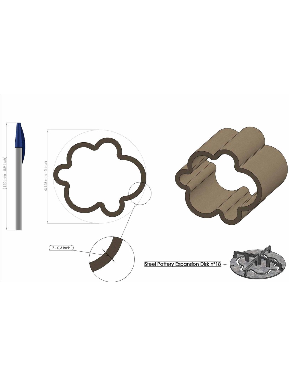 PROFIL EXPANSION CREUX 18 SP95