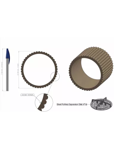 PROFIL EXPANSION CREUX 16 SP95