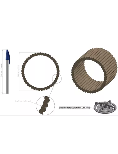 PROFIL EXPANSION CREUX 15 SP95