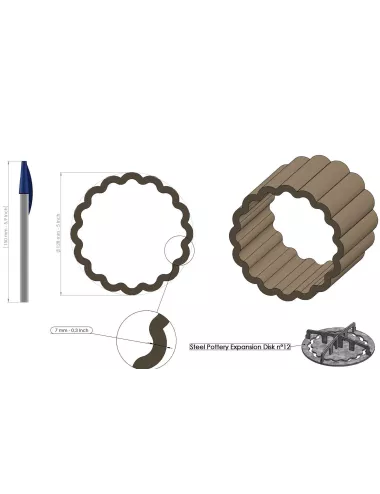 PROFIL EXPANSION CREUX 12 SP95