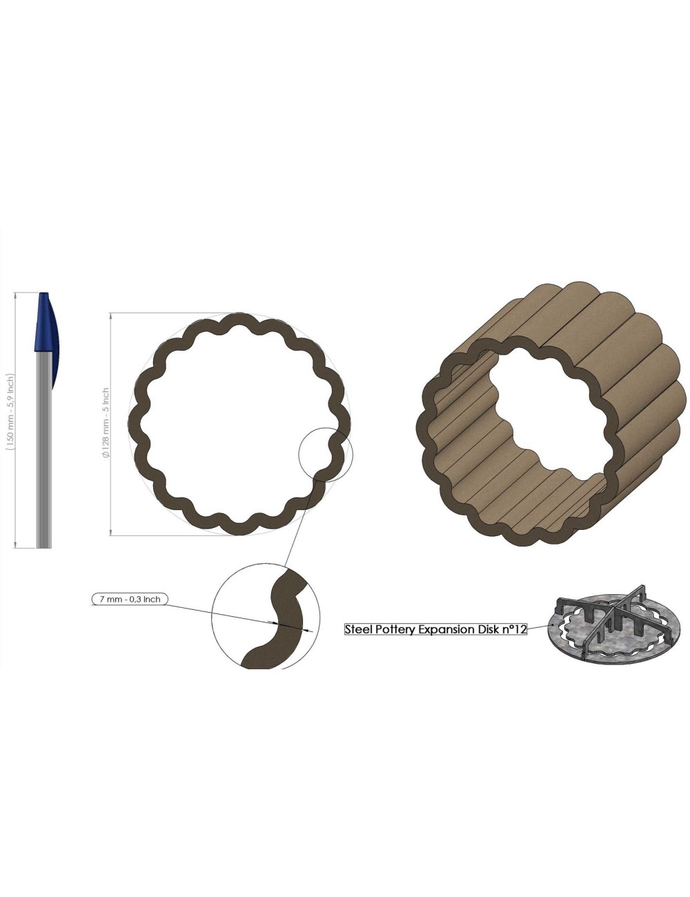 PROFIL EXPANSION CREUX 12 SP95