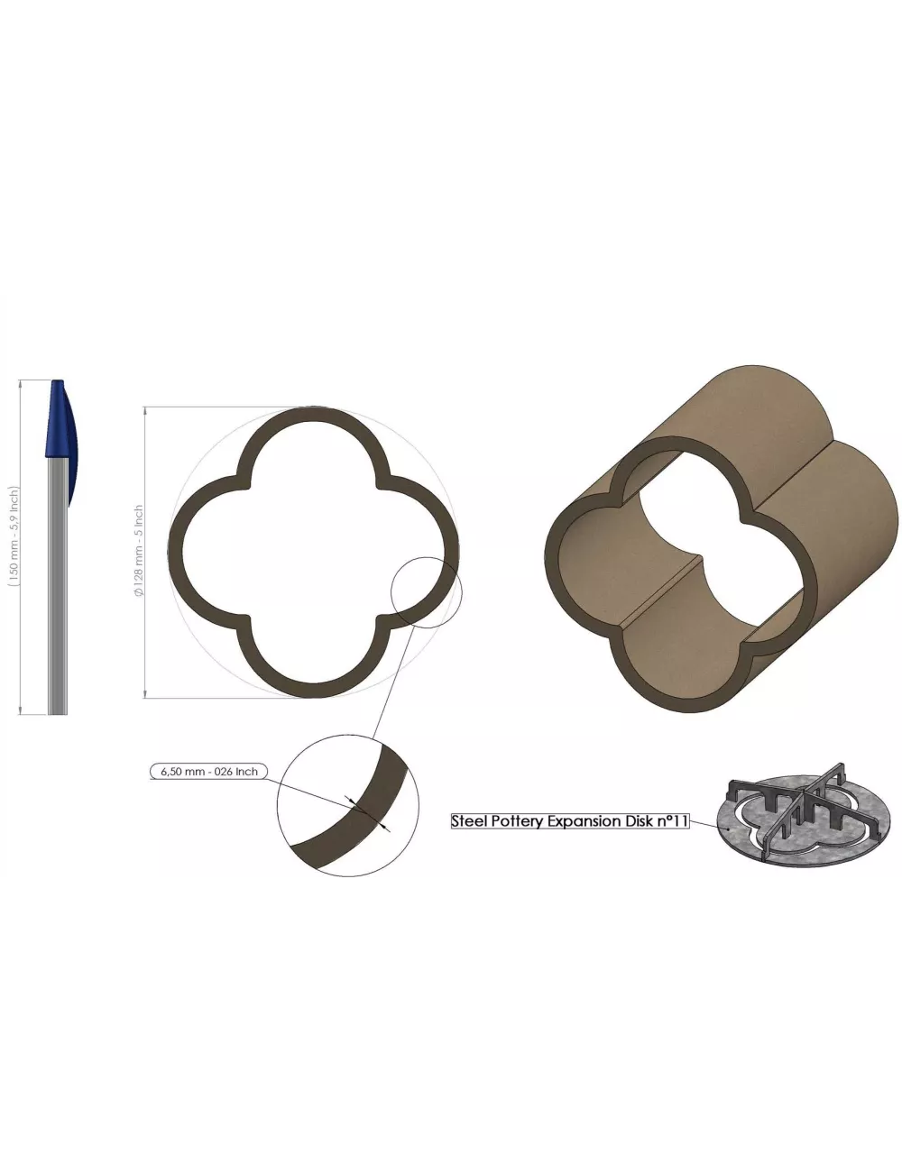PROFIL EXPANSION CREUX 11 SP95