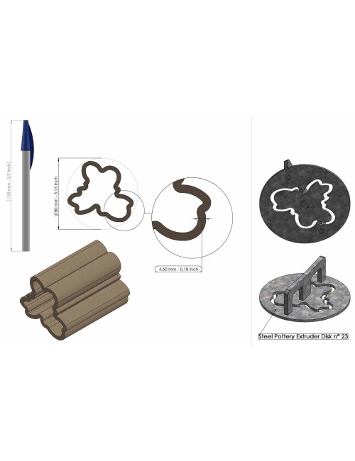 PROFIL CREUX 23 SP95