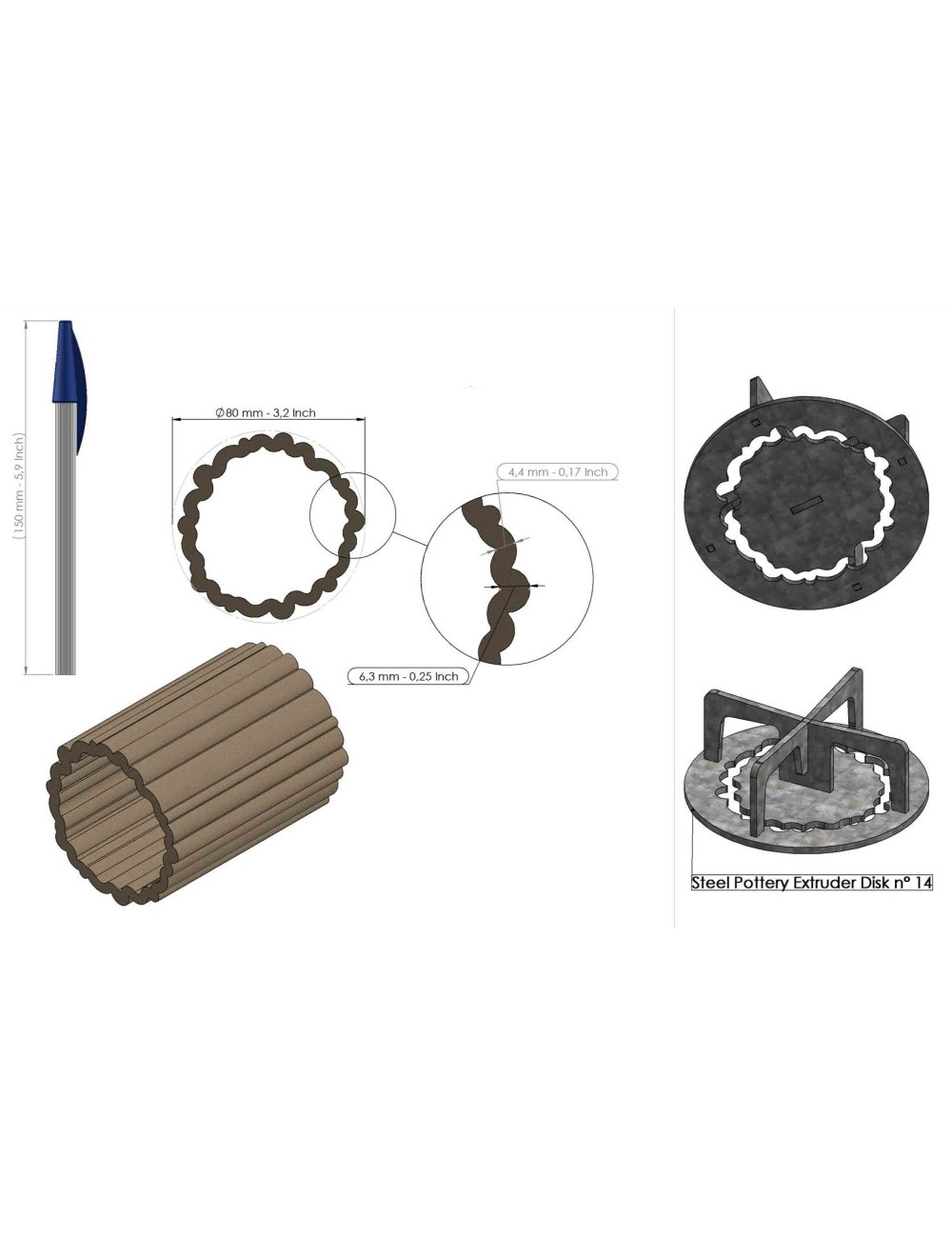 PROFIL CREUX 14 SP95