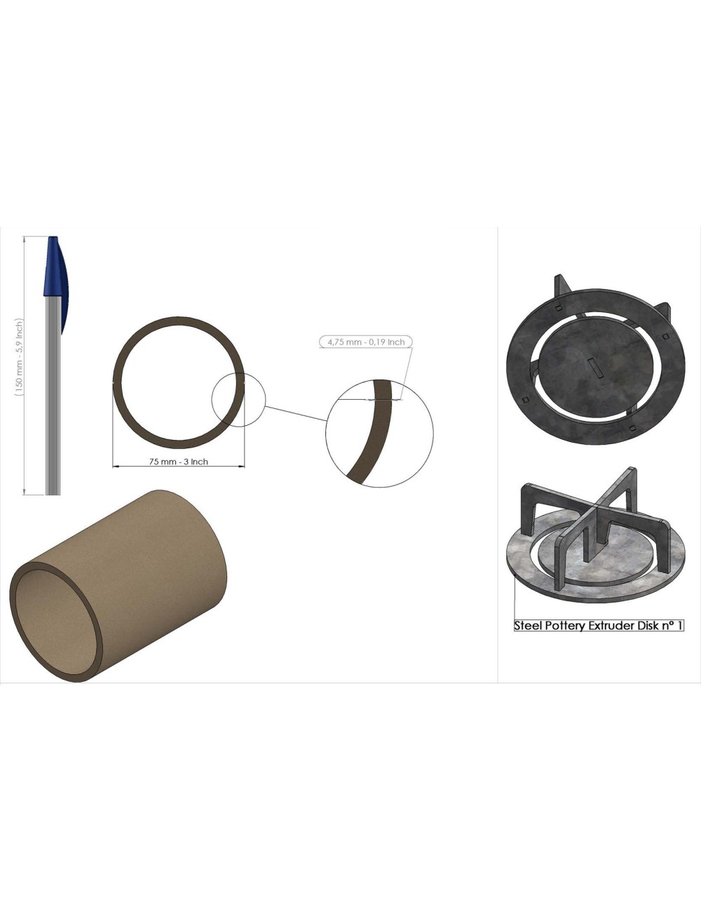 PROFIL CREUX 01 SP95