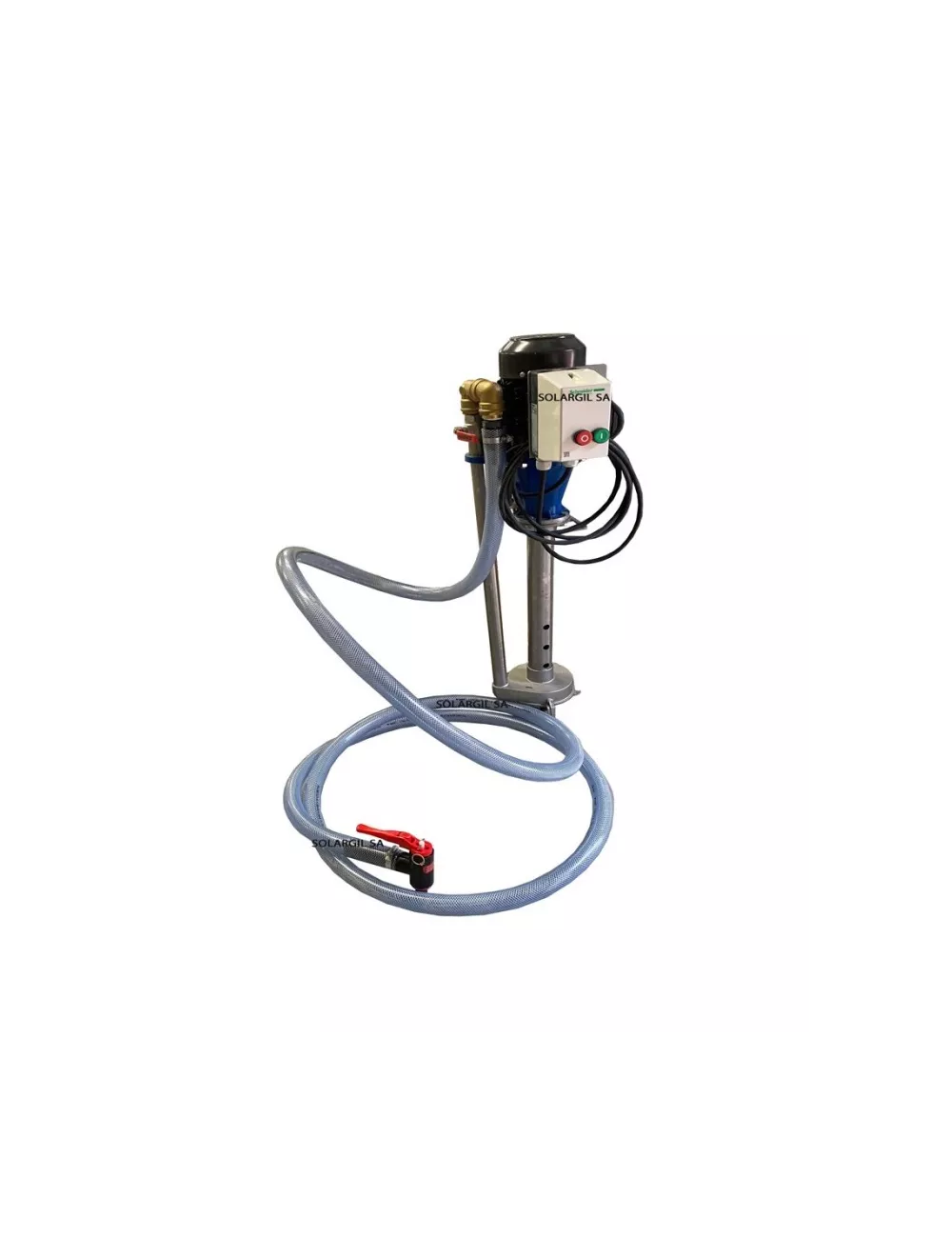 KIT POMPE INOX 0.75KW AVEC PISTOLET DE COULAGE