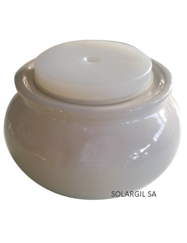 JARRE 300CC EN PORCELAINE POUR BROYEUR PLANETAIRE