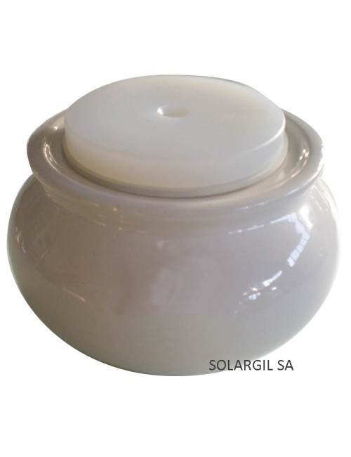 JARRE 300CC EN PORCELAINE POUR BROYEUR PLANETAIRE