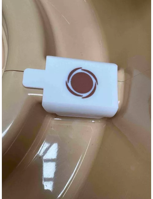 PAIRE DE CLIPS POUR BAC DE BARBOTINE TOUR SHIMPO RK3D