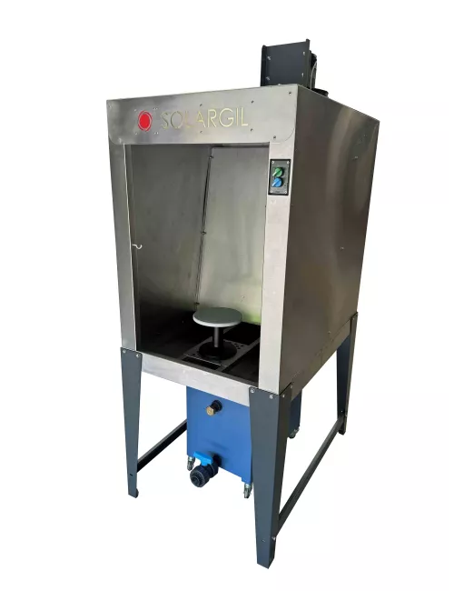 CABINE D'EMAILLAGE INOX RIDEAU D'EAU MODELE ECONOMIQUE RS5205