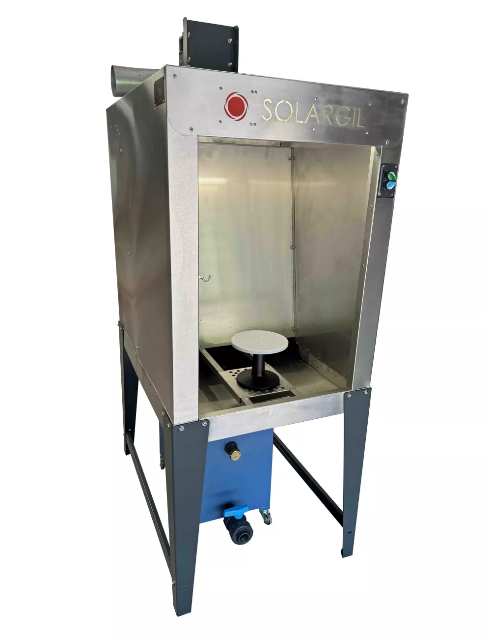 CABINE D'EMAILLAGE INOX RIDEAU D'EAU MODELE ECONOMIQUE RS5205