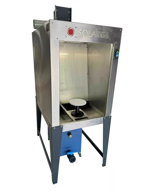 CABINE D'EMAILLAGE INOX RIDEAU D'EAU MODELE ECONOMIQUE RS5205