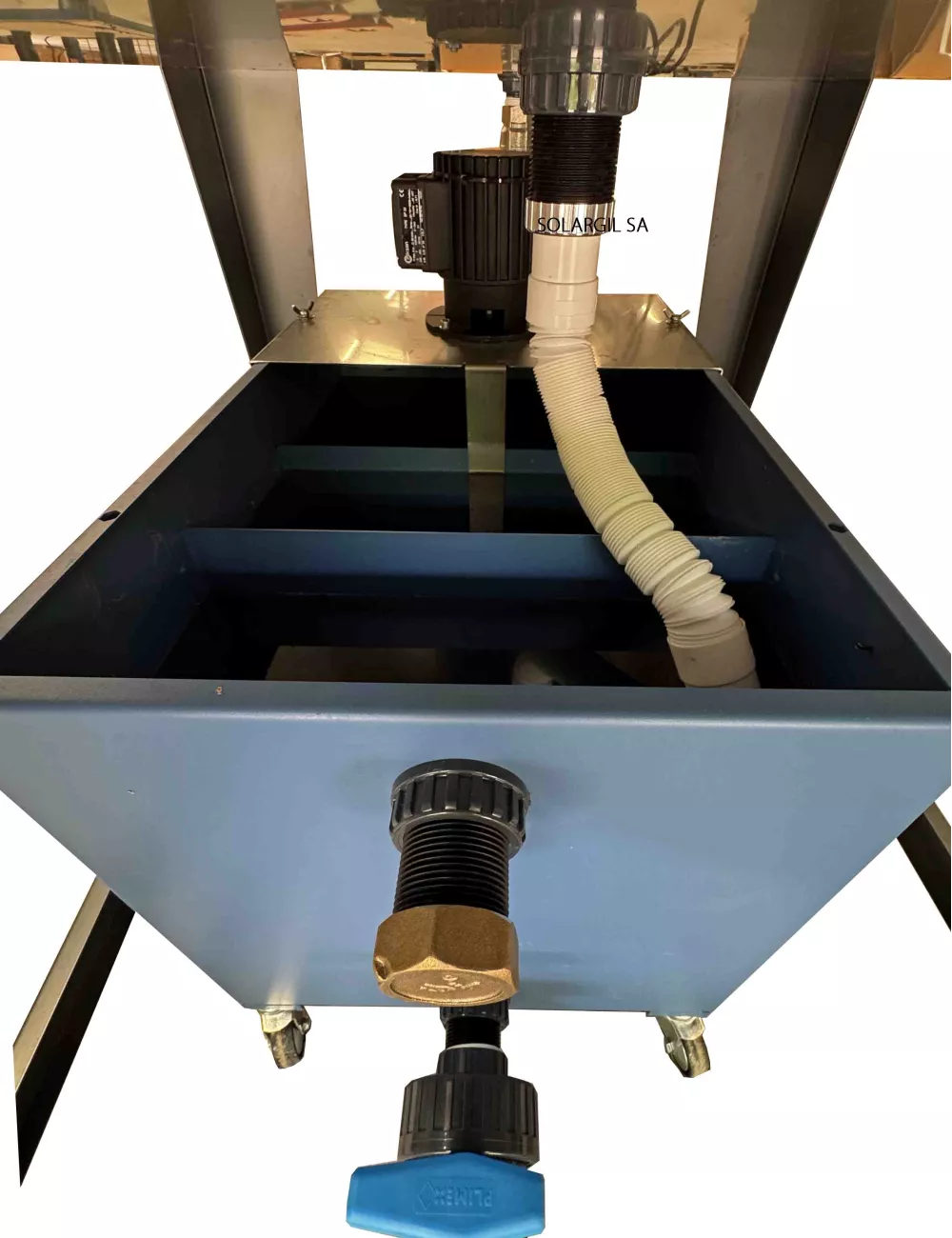 CABINE D'EMAILLAGE INOX RIDEAU D'EAU MODELE ECONOMIQUE RS5205