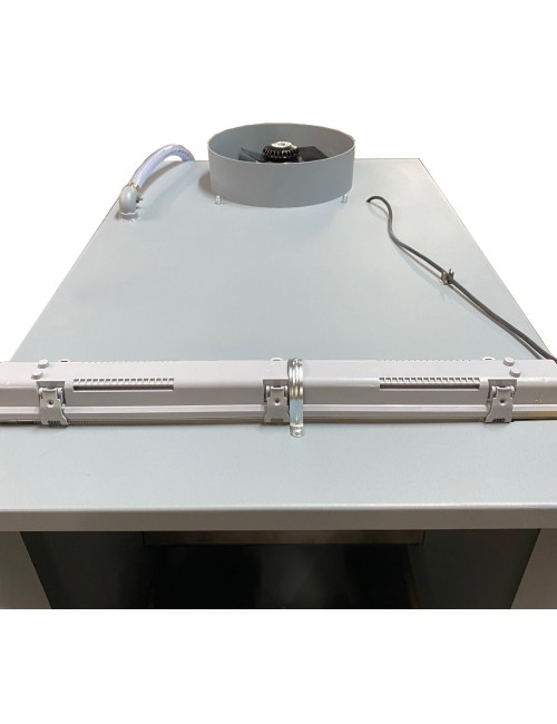 CABINE D'EMAILLAGE INOX CPA5 ETROITE A RIDEAU D'EAU 