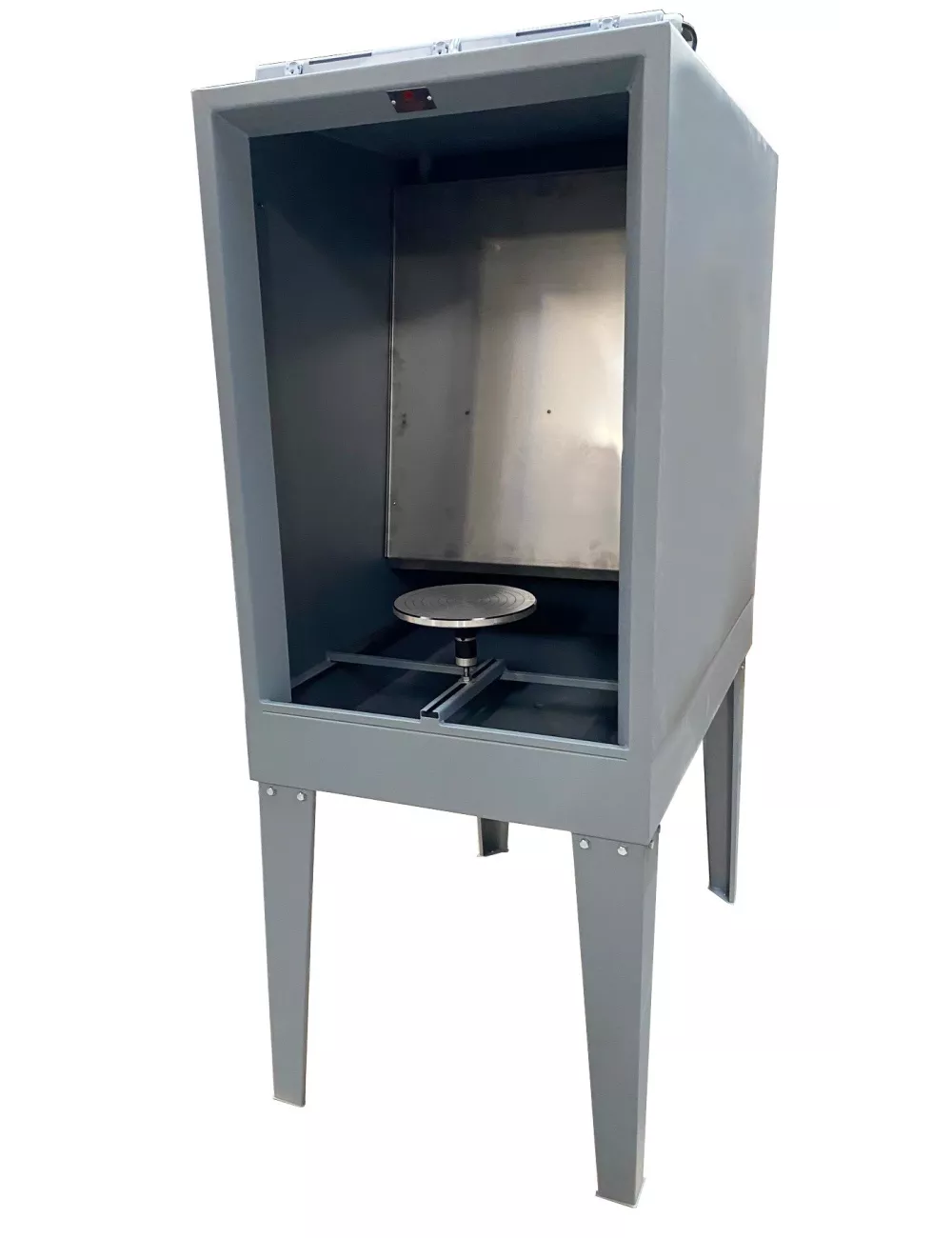 CABINE D'EMAILLAGE CPA5-INOX RIDEAU D'EAU AVEC BAC INCORPORE