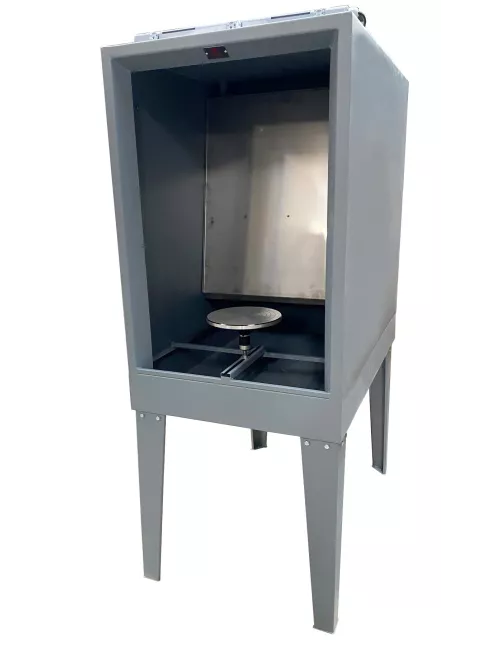 CABINE D'EMAILLAGE CPA5-INOX RIDEAU D'EAU AVEC BAC INCORPORE