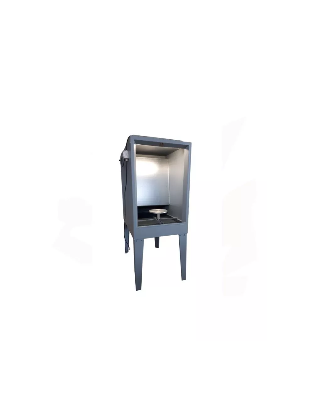 CABINE D'EMAILLAGE CPA5-INOX RIDEAU D'EAU AVEC BAC INCORPORE