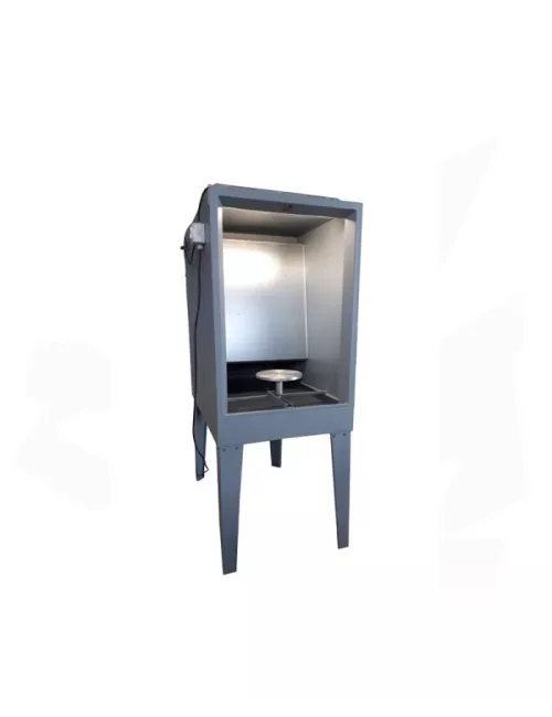 CABINE D'EMAILLAGE CPA5-INOX RIDEAU D'EAU AVEC BAC INCORPORE