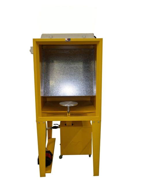 CABINE D'EMAILLAGE CPA2-INOX RIDEAU D'EAU INOX 2 BACS